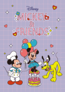 Mickey & Friends (Retro Purple)